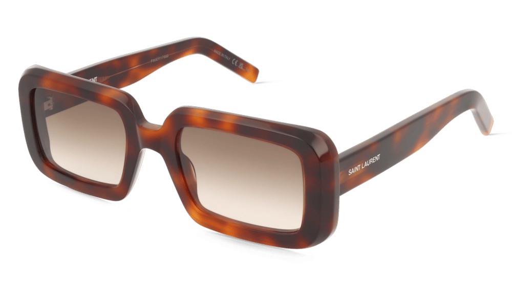 Saint Laurent SL534 SUNRISE Havane Vue d'angle