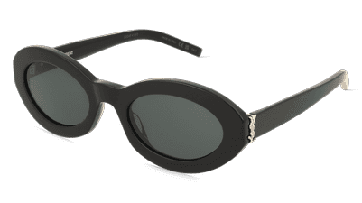 Saint Laurent SLM136 Noir Vue d'angle