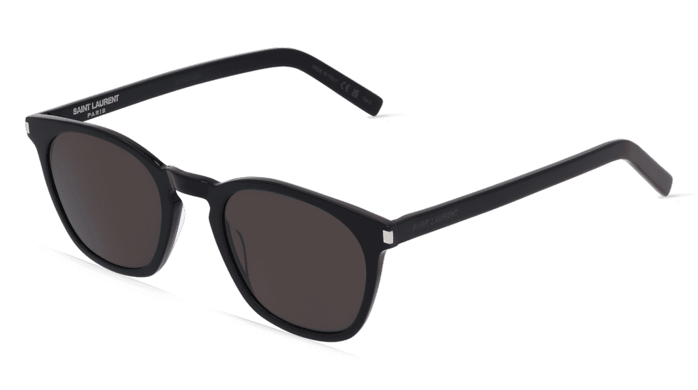 SAINT LAURENT PARIS SL 28 SLIM zwart Hoekaanzicht