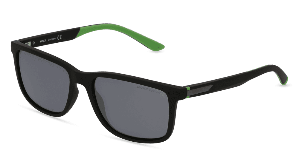 MEXX EYES 6401 zwart mat Hoekaanzicht