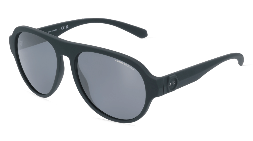EMPORIO ARMANI AX4126SU Groen donker Hoekaanzicht