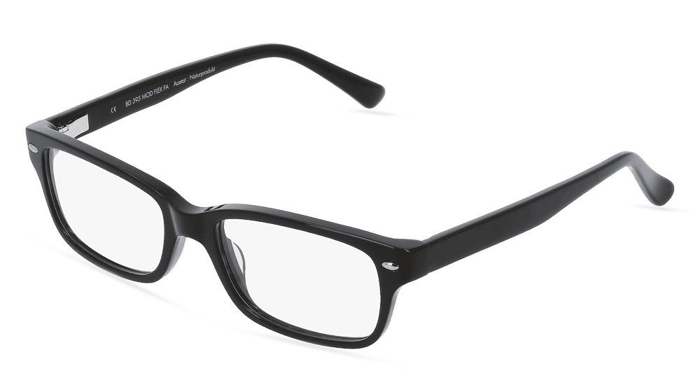 Fielmann BD 395 MOD FLEX FA Noir Vue d'angle