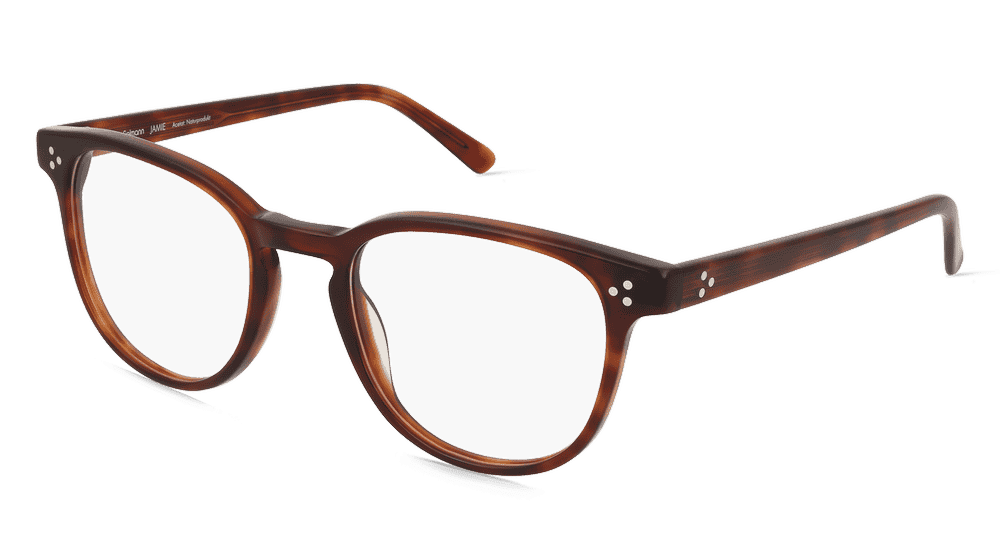 Fielmann Q 074 CL JAMIE Havanna glanzend Hoekaanzicht