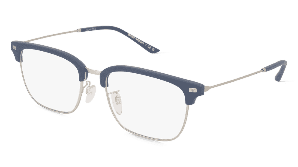 Emporio Armani EA3198 zwart zilver Hoekaanzicht