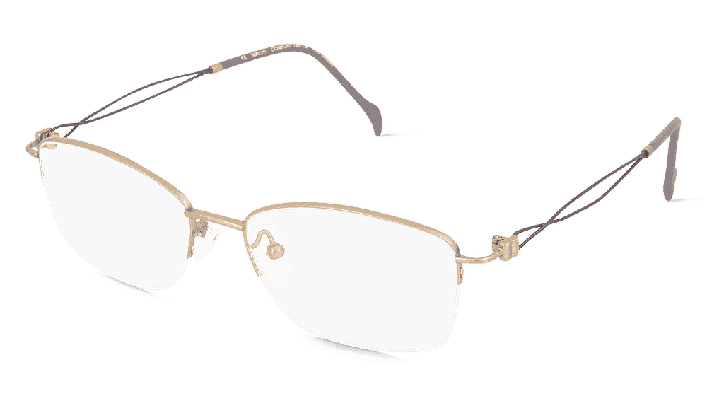 Fielmann COMFORT 128 CL Doré lilas Vue d'angle