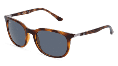 RAY-BAN RB4386 zwart Hoekaanzicht