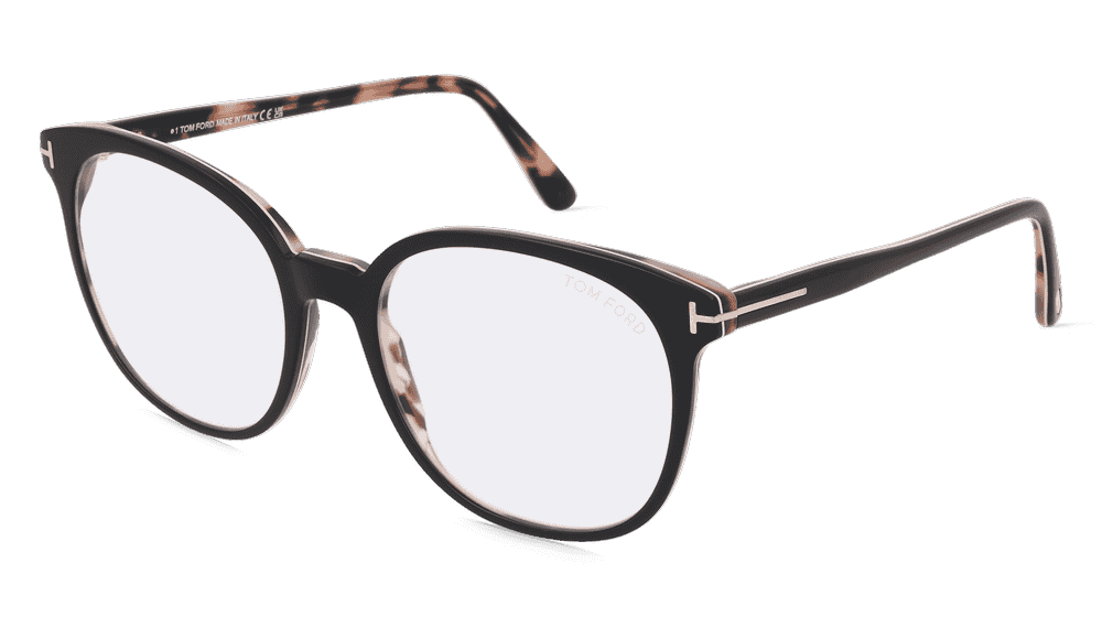 Tom Ford FT5671-B Havane noir Vue d'angle