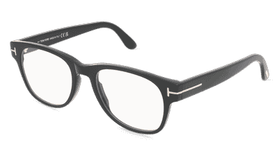 Tom Ford FT5898-B Zwart glanzend Hoekaanzicht