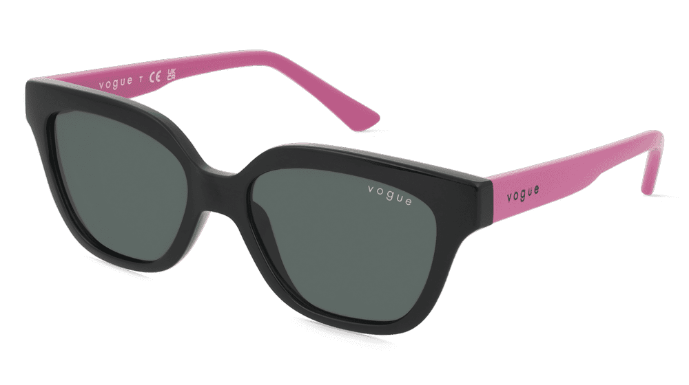 Vogue eyewear VJ2021 Noir Vue d'angle