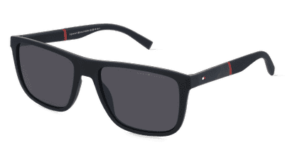 Tommy Hilfiger Eyewear TH 2043/S blauw mat Hoekaanzicht