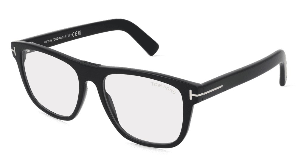 Tom Ford FT5902-B Noir brillant Vue d'angle