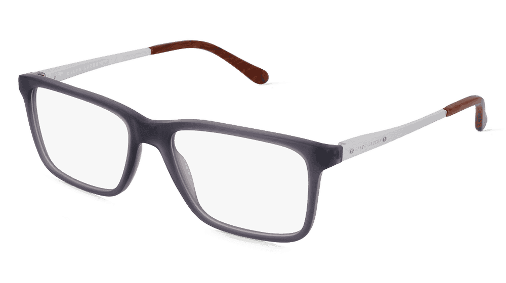 Polo Ralph Lauren RL6133 Gris mat Vue d'angle