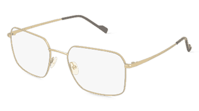 Fielmann MI 056 CL grijs goud Hoekaanzicht