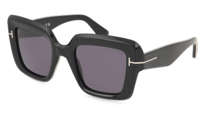 Tom Ford TOM FORD FT1157 ESME Zwart glanzend Hoekaanzicht