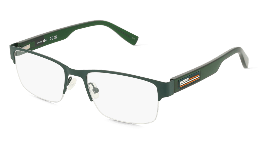 Lacoste L2299 Vert mat Vue d'angle