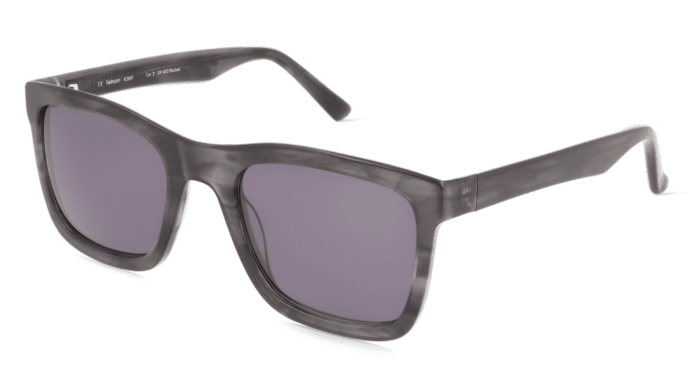 Fielmann BD 528 SUN CL ROBERT Gris brillant Vue d'angle