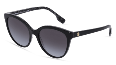 Burberry BE4365 BETTY Noir Vue d'angle