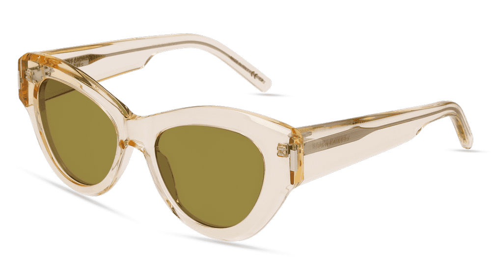 SAINT LAURENT PARIS SL 506 Orange transparent Vue d'angle