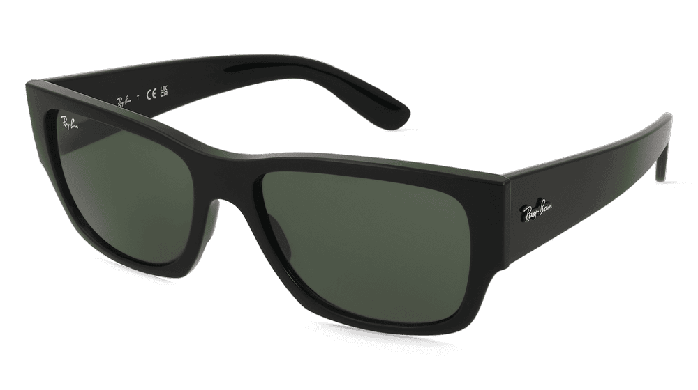 Ray-Ban 0RB0947S CARLOS zwart Hoekaanzicht