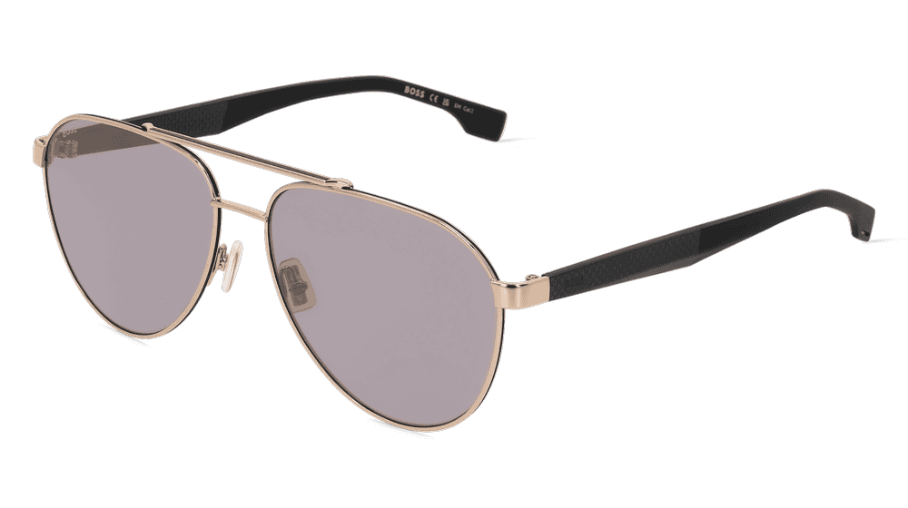Boss 1485/S Doré brillant Vue d'angle