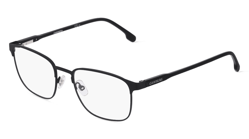 Carrera 253 zwart Hoekaanzicht