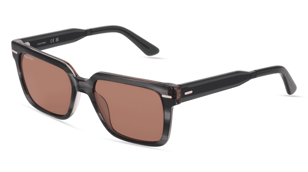CALVIN KLEIN CK22535S Gris transparent Vue d'angle