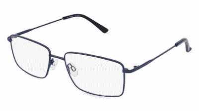 Fielmann OU 048 CL blauw mat Hoekaanzicht