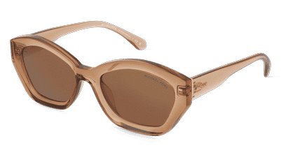 Michael Kors 0MK2209U BEL AIR bruin transparant Hoekaanzicht