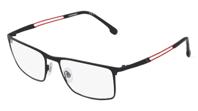 Carrera 8831 blauw mat Hoekaanzicht