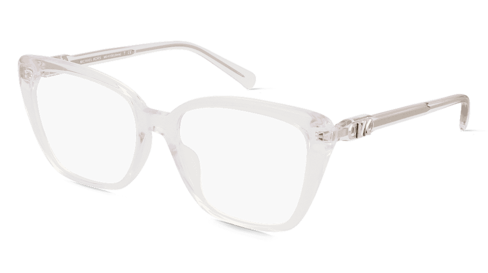 Michael Kors MK4110U AVILA wit transparant Hoekaanzicht