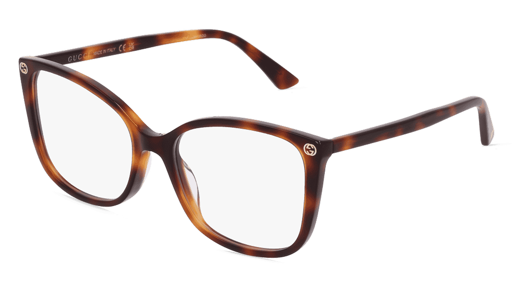 GUCCI GG0026O Havane Vue d'angle