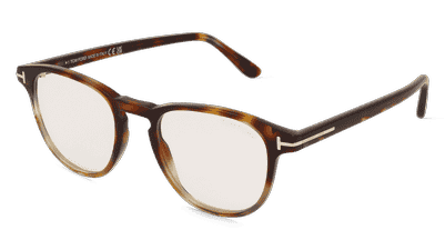 Tom Ford FT5899-B havana Hoekaanzicht