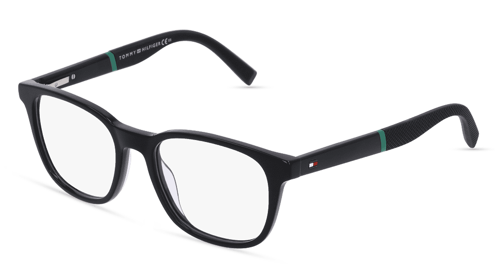 TOMMY HILFIGER TH 1907 Noir brillant Vue d'angle
