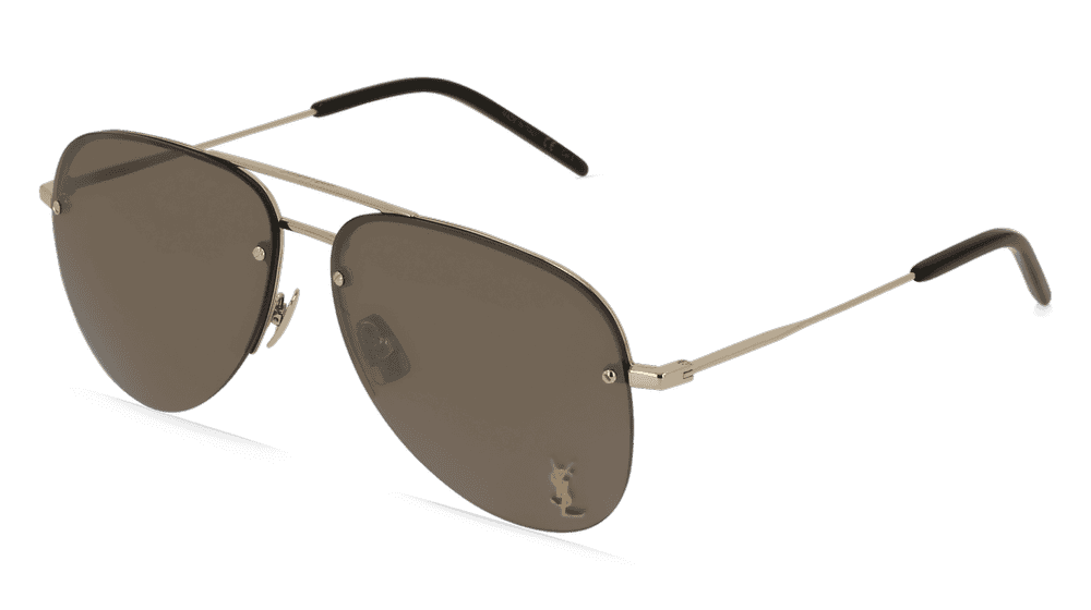 SAINT LAURENT PARIS CLASSIC 11 M goud Hoekaanzicht