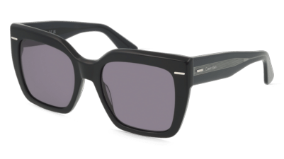 Calvin Klein CK23508S Brun transparent Vue d'angle