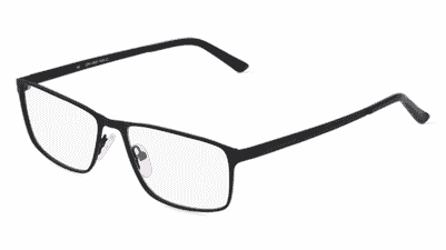 Fielmann OPH 9951 FLEX CL Argenté noir Vue d'angle