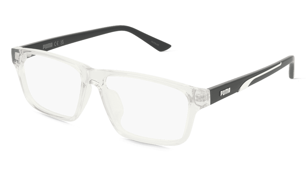 Puma PU0477OA ESSENTIAL Cristal noir Vue d'angle