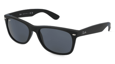 Ray-Ban 0RB2132 NEW WAYFARER zwart Hoekaanzicht