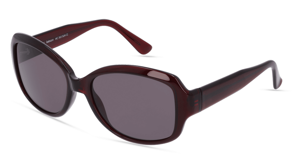 Ada Sun Bordeauxrood glanzend Hoekaanzicht