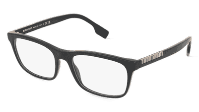 Burberry BE2334 Blanc transparent Vue d'angle