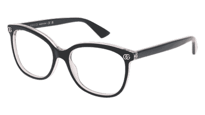 Gucci GG1816O Noir Vue d'angle