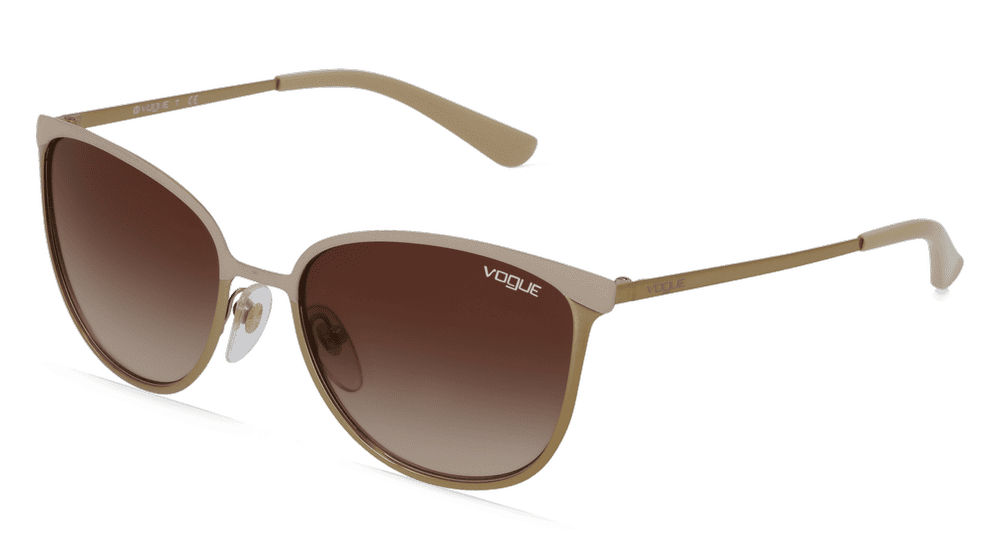 Vogue eyewear VO4002S Beige doré Vue d'angle