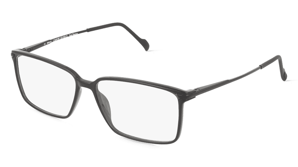 Fielmann COMFORT 123 FLEX CL Gris gun noir Vue d'angle