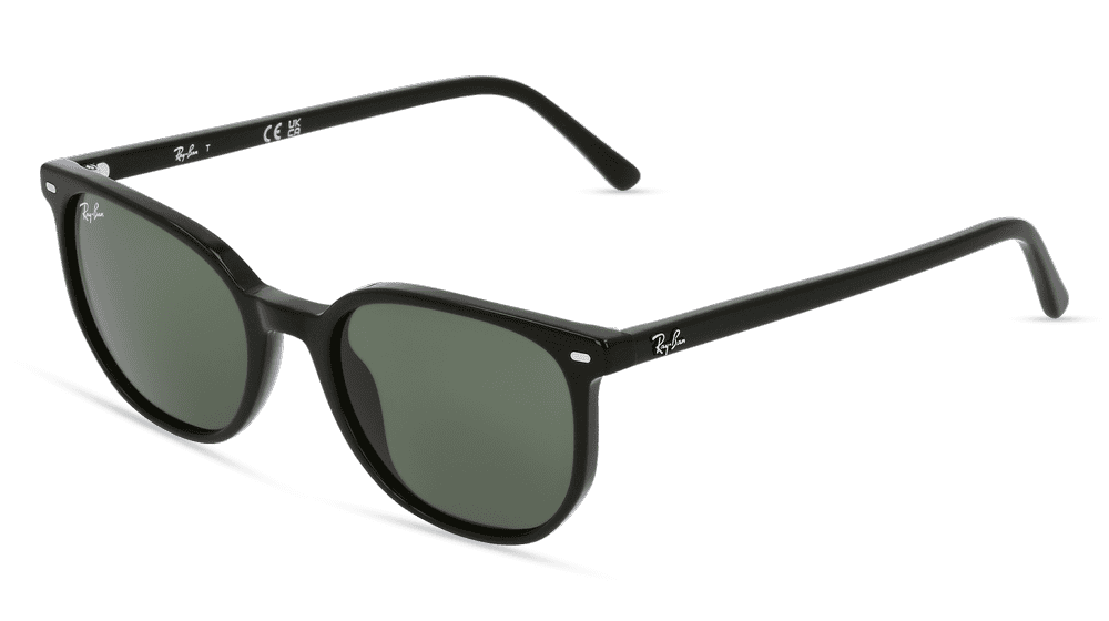RAY-BAN RB 2197 ELLIOT Noir brillant Vue d'angle