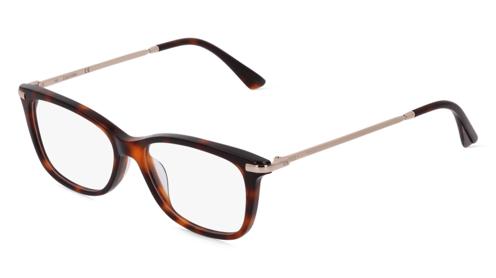 Calvin Klein CK22501 Havana goud Hoekaanzicht