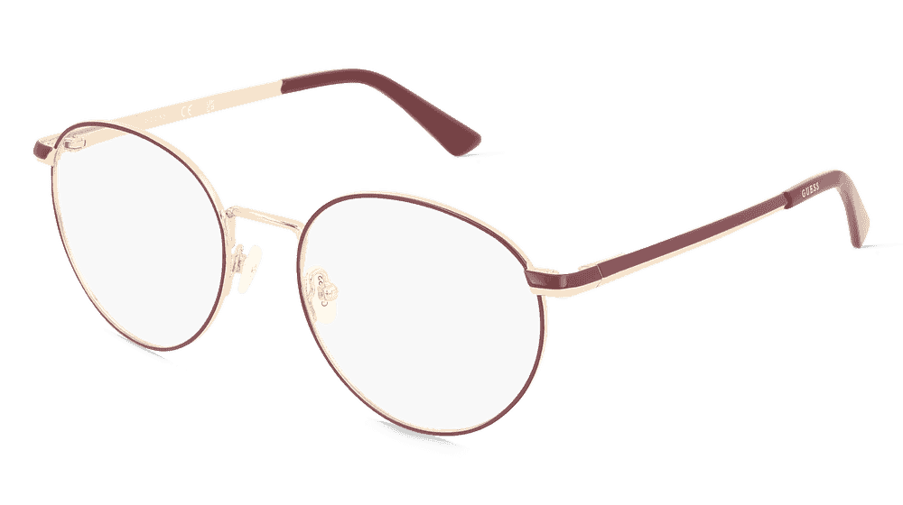 Guess GU2868 Doré bordeaux Vue d'angle