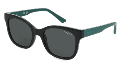 Vogue 0VJ2023 Vert bleu Vue d'angle