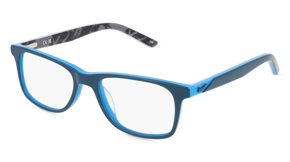 Nike 5549 Bleu Vue d'angle