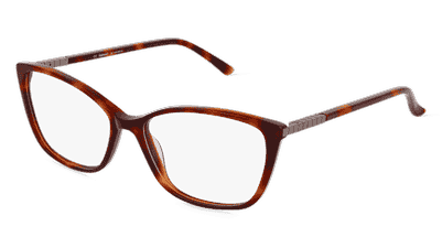 Fielmann BD 548 FLEX FA zwart goud Hoekaanzicht