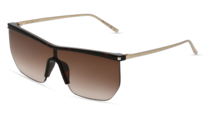 SAINT LAURENT PARIS SL 519 MASK zwart Hoekaanzicht